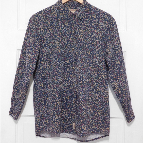 Vintage cotton needle cord shirt - Picture 2 of 7